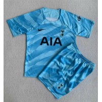 Tottenham Hotspur Torwart Fußballbekleidung Heimtrikot Kinder 2022-23 Kurzarm (+ kurze hosen)